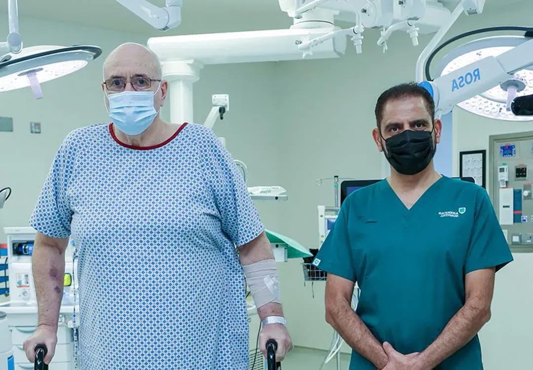 First robotic-assisted knee replacement surgery in Dubai